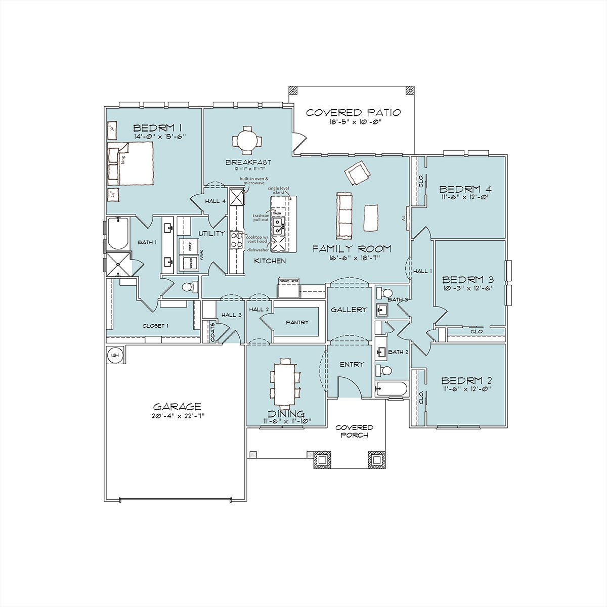 Temple Home Builders Wellington Floor Plan